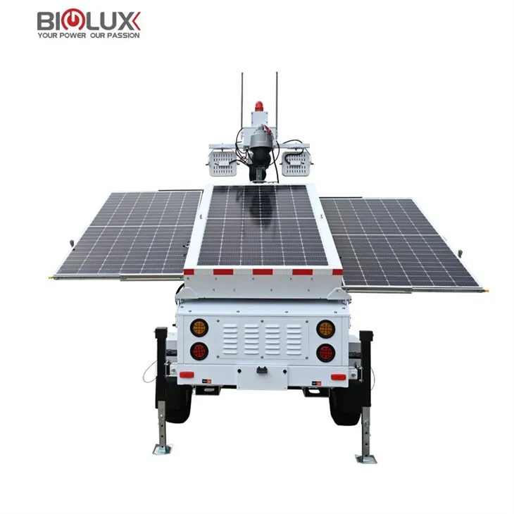 Mobile Solar Trailer With Generator&camera 3_435W For_yyth