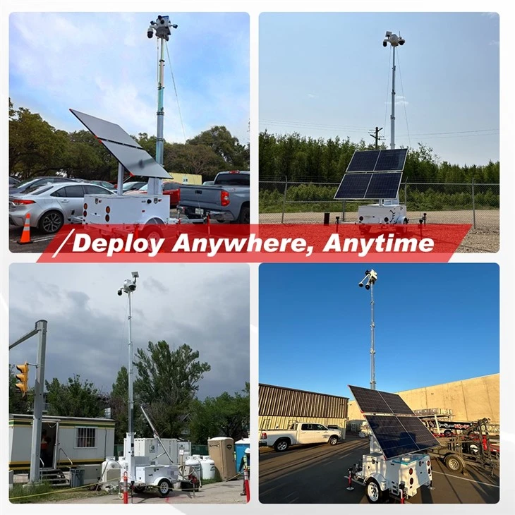 Mobile Solar CCTV Trailers suppliers