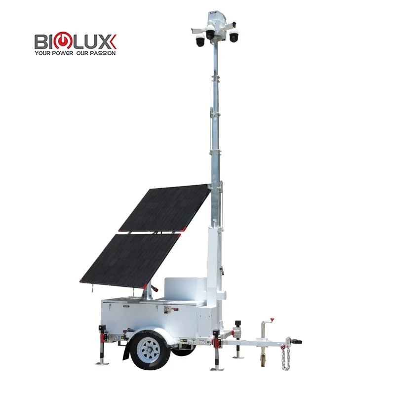 BIGLUX Latest 2*600W Mobile Solar Trailer suppliers