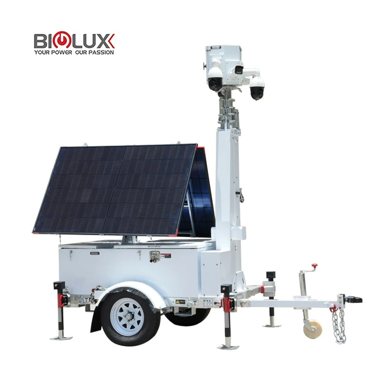 BIGLUX Latest 2*600W Mobile Solar Trailer factory
