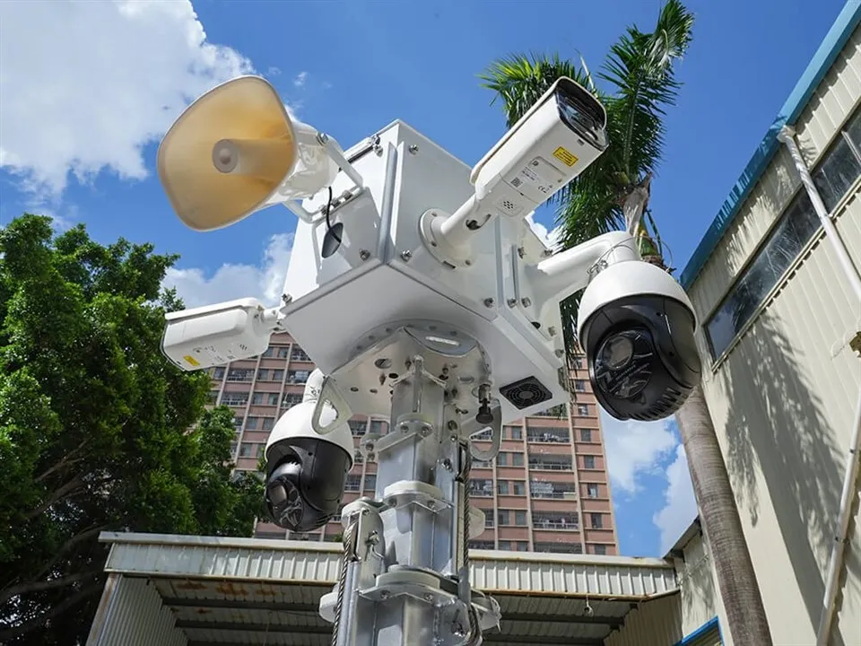HiSKID Mobile Solar CCTV Tower Fuel Cell Ready high quality