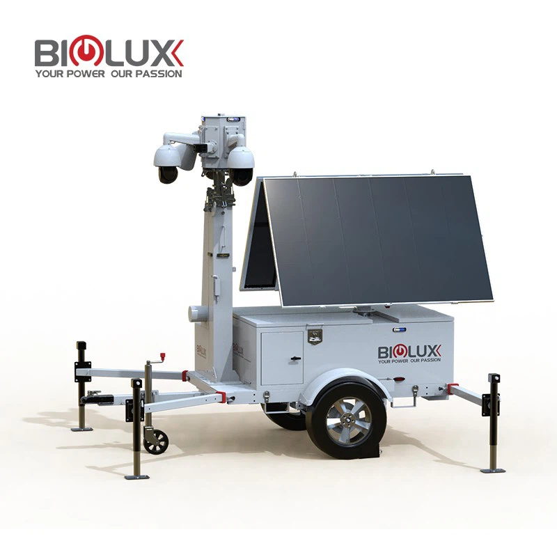HiSOLO Mobile Solar Surveillance Trailer high quality