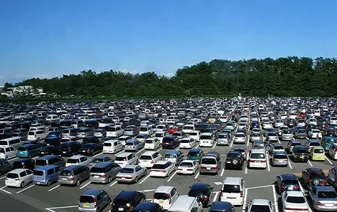 BIGLUX mobile solar CCTV tower for outdoor parking lot security