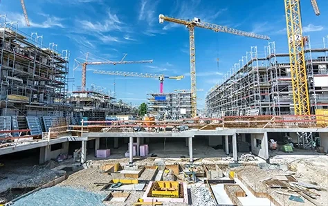 BIGLUX mobile solar Security tower & CCTV tower for construction site safety monitoring