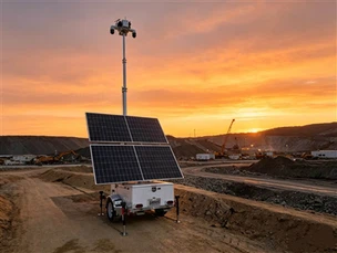 Mobile Solar-Powered Surveillance trailer: The Best Choice for Mining Site Sa...
