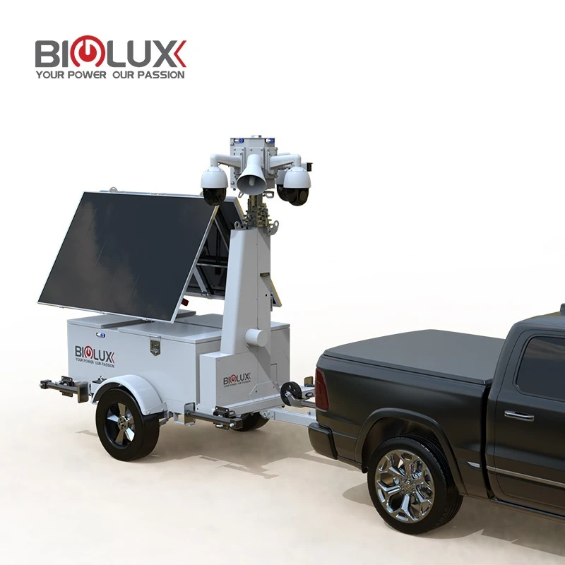 Maintenance Free Solar Surveillance Trailer high quality