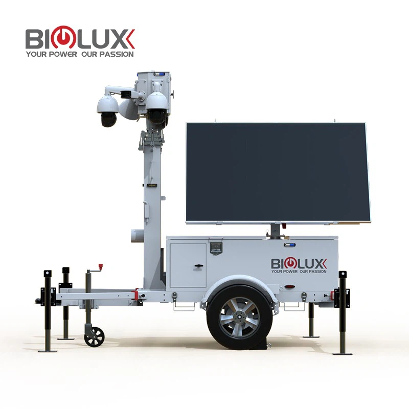 No-Fuel Solar Monitoring Trailer