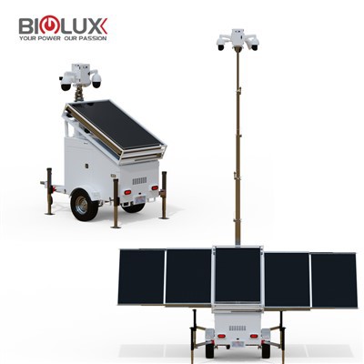 HiSTAR Generator Portable 5 Panels Security Trailer Starlink Connectable