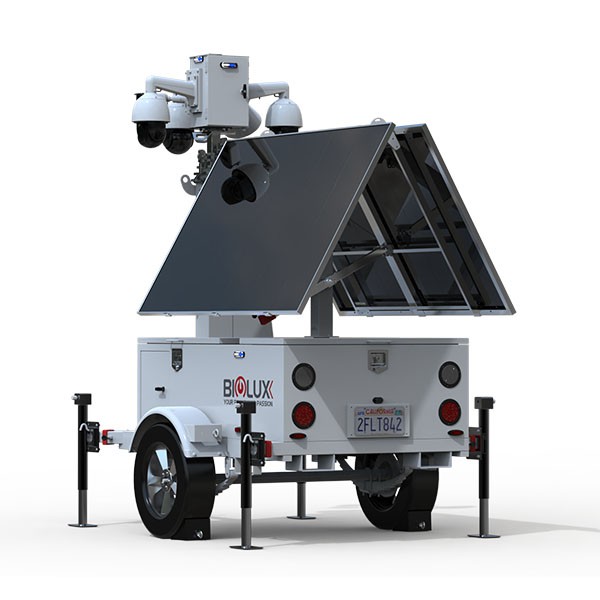 Mobile Surveillance Traile Rear View Mobile Surveillance Traile Rear View